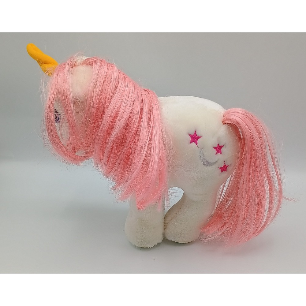 10" Vintage 1983 Moon Dancer My Little Pony Hasbro Softies Pink Hair 3 - Picture 2 of 4